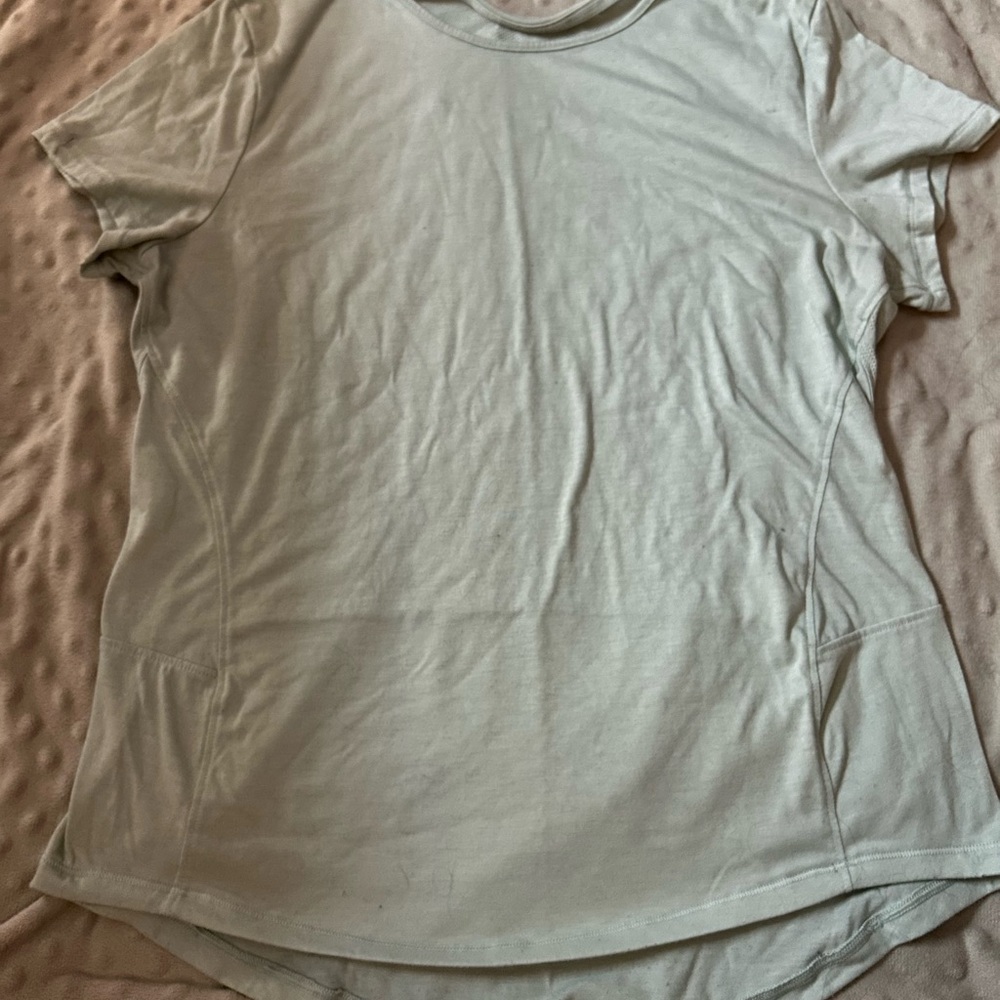 Women's Light Mint Green Short Sleeve Top